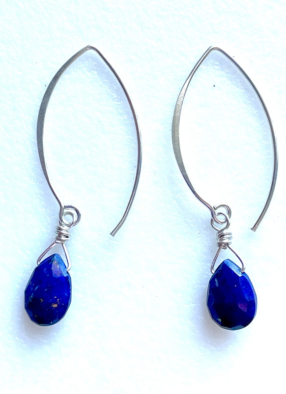 Etsy lapis earrings deals