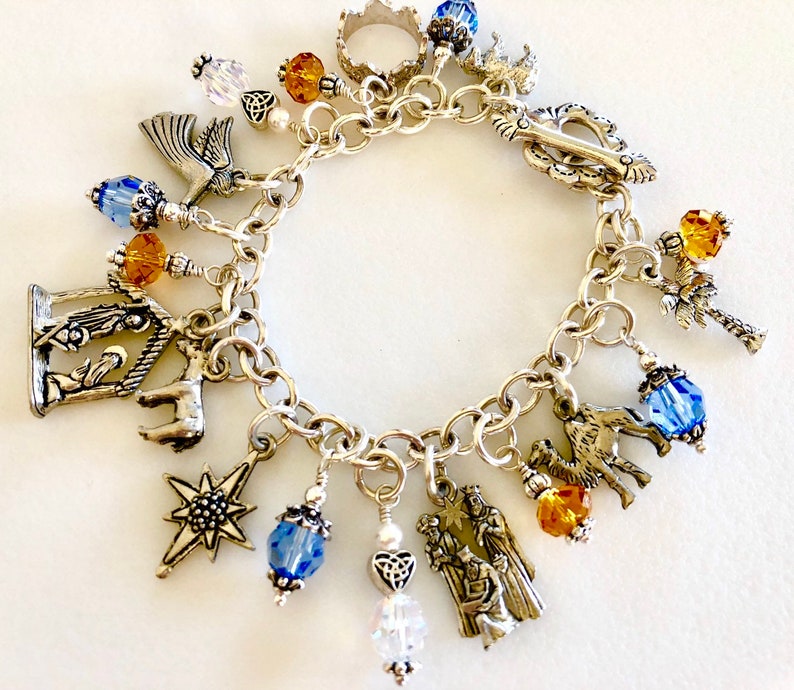 Nativity charm bracelet Clearance