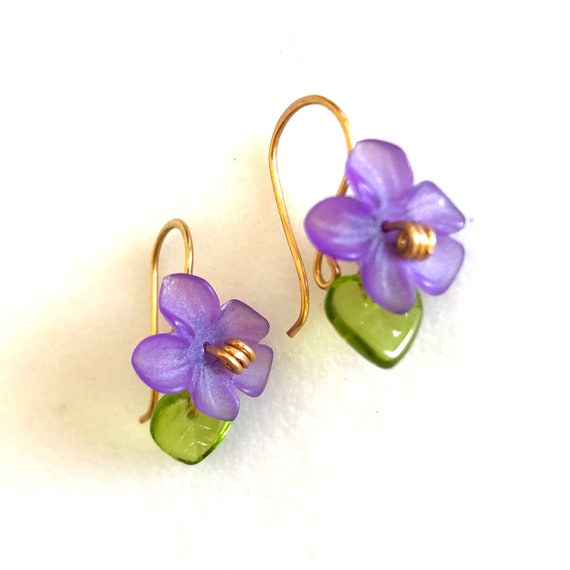 Orecchini A Lobo In Argento 925 Con Cristalli Blu – A Forma Di Fiore, 6 Mm – In Confezione Regalo - copertina