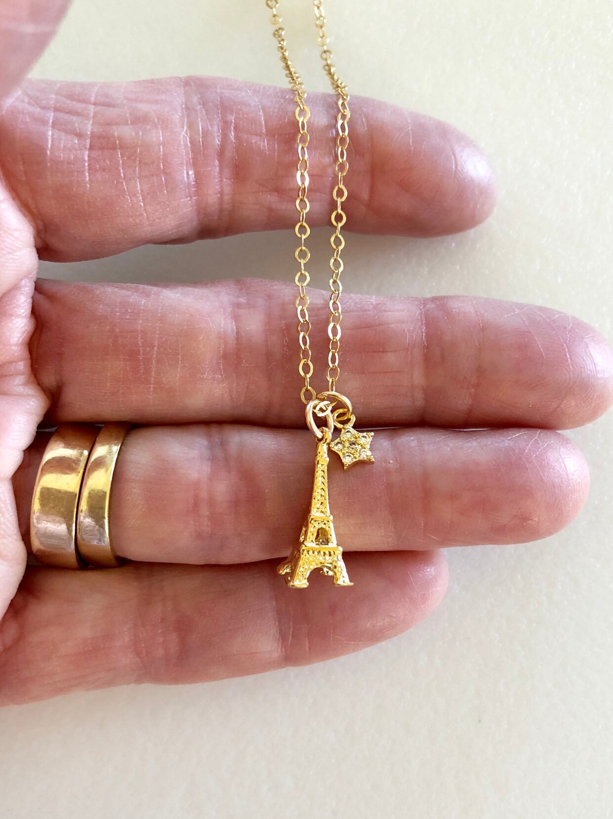 エッフェル塔ショートネックレス シルバー TOWERS Deco bijou / エッフェル塔ネックレス ［Gold/Silver］