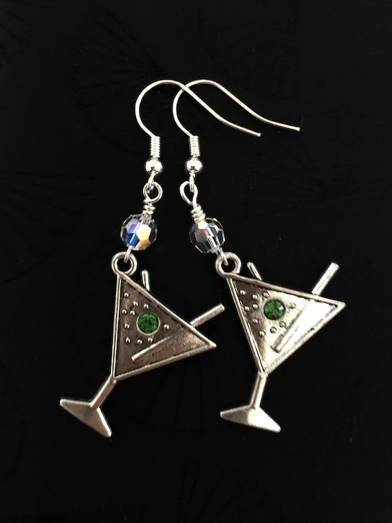 Swarovski on sale martini earrings