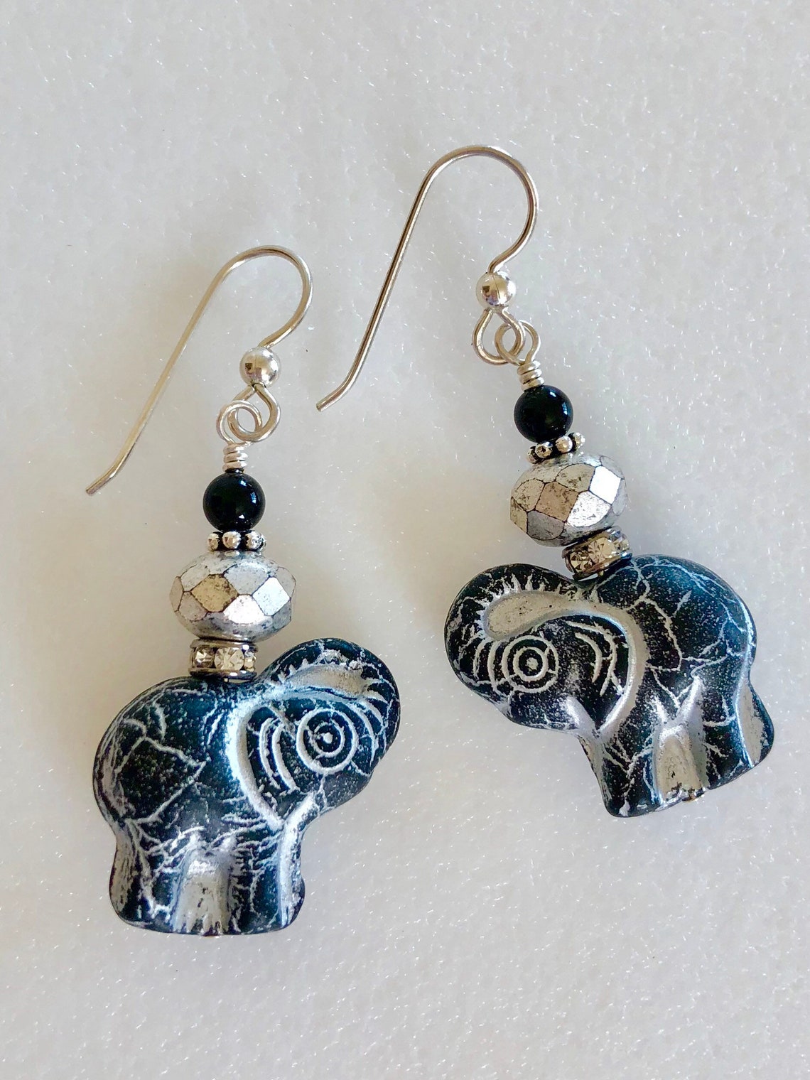 Antique Elephant Grace Earrings main image 1