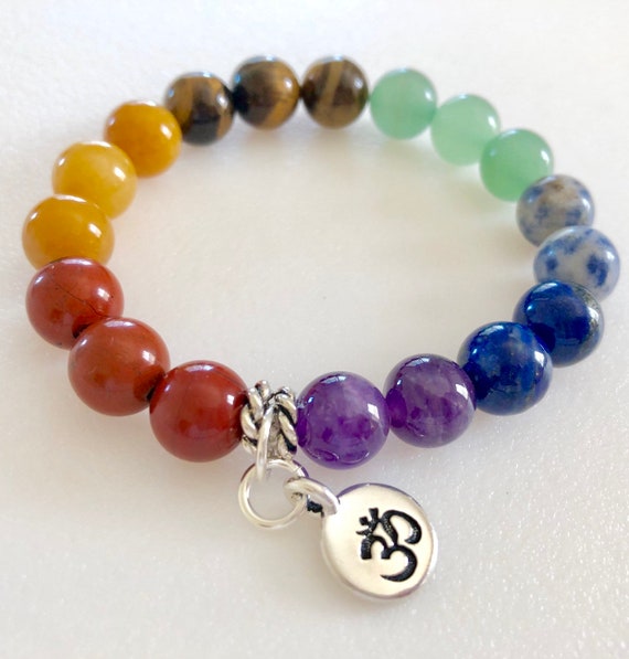 Chakra bracelet hotsell etsy