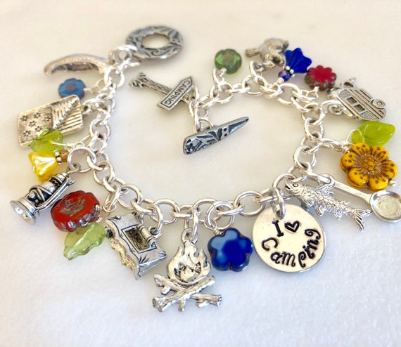 Camping charm best sale bracelet