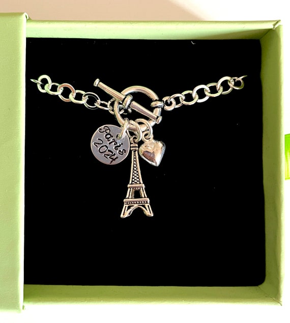 Eiffel Tower Charm – Sterling Silver 925 Paris Pendant For Bracelet Or Necklace