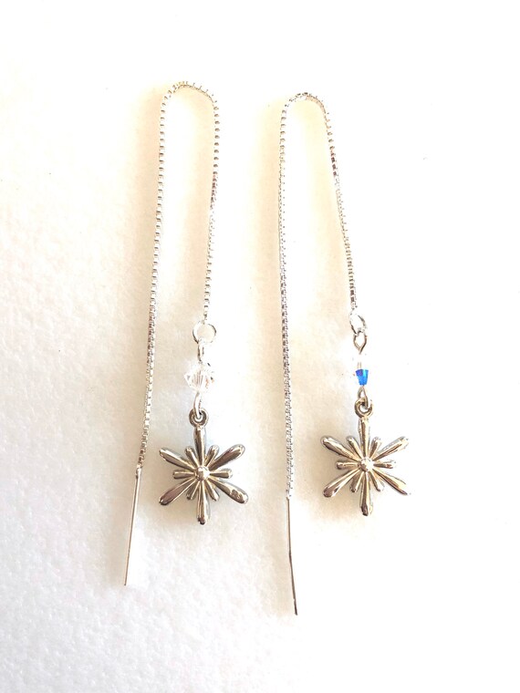 Etsy snowflake earrings new arrivals