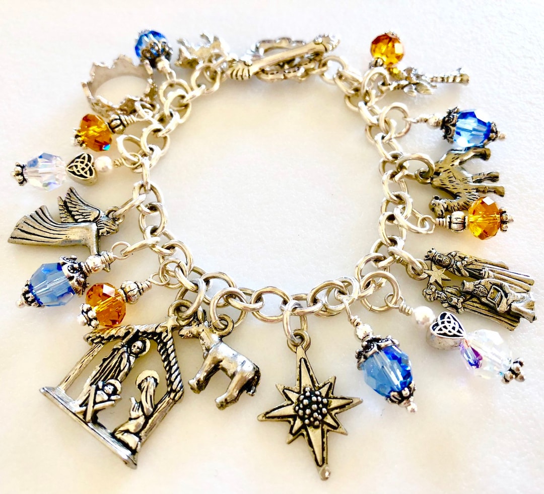 Nativity charm bracelet Clearance