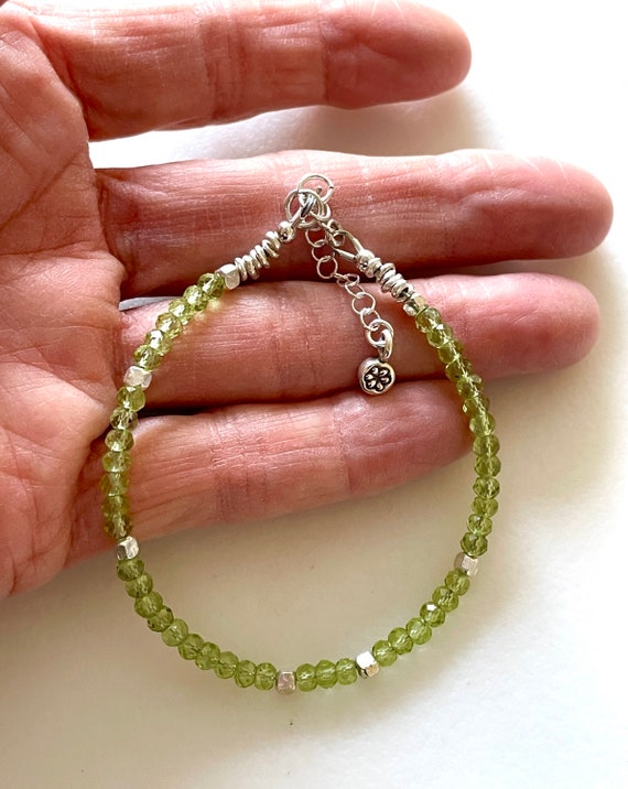 Gemstone chip beaded bracelets (Amethyst, Peridot, Clear Quartz, & Cit •  Hidden Jewel of the South End
