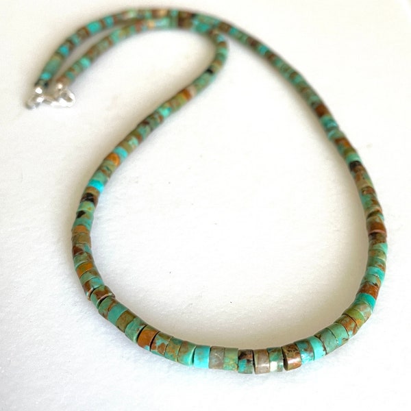 The Sloane Kingman Turquoise Necklace- Green main image 1