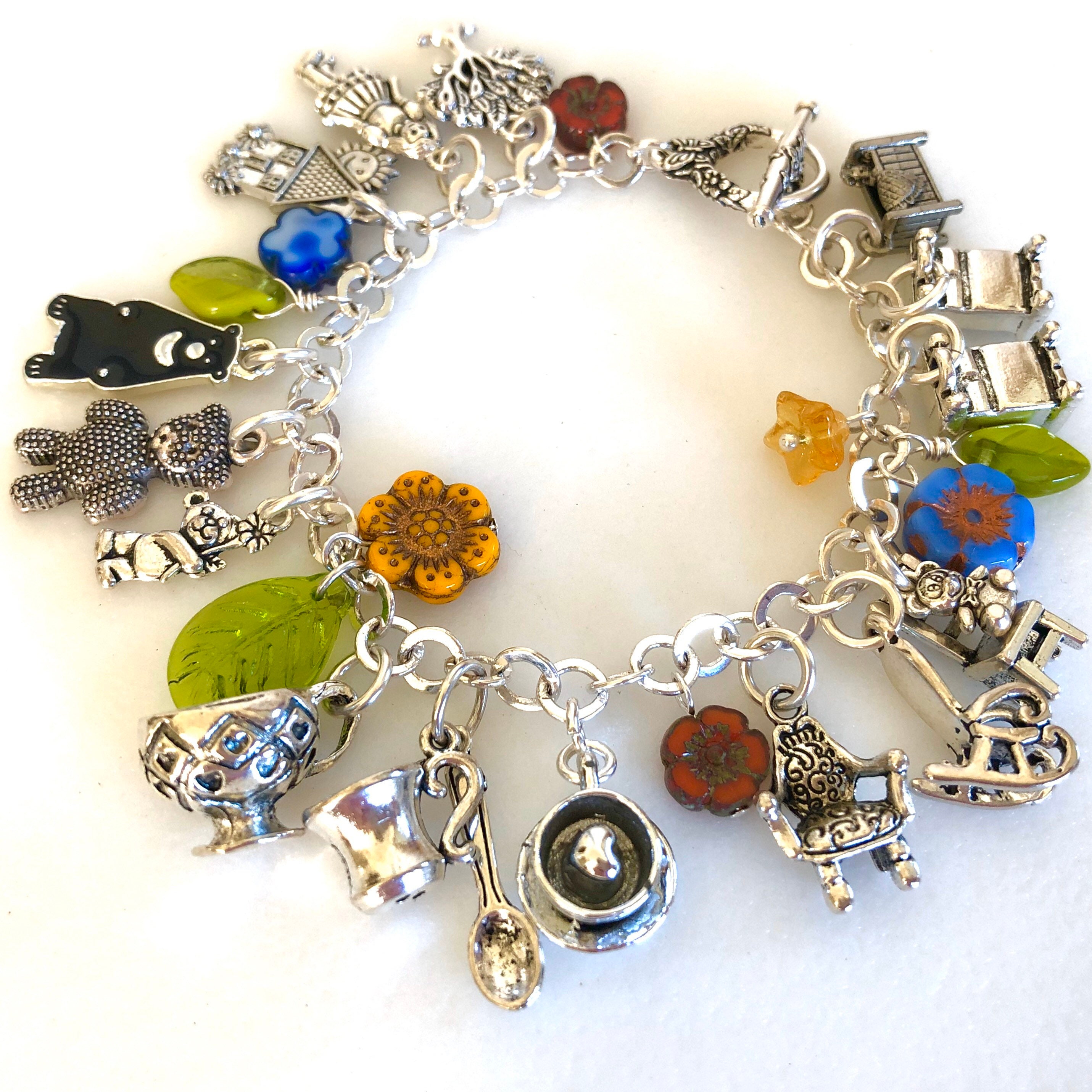 Goldilocks and the Three Bears Charm Bracelet Story Bracelet Etsy