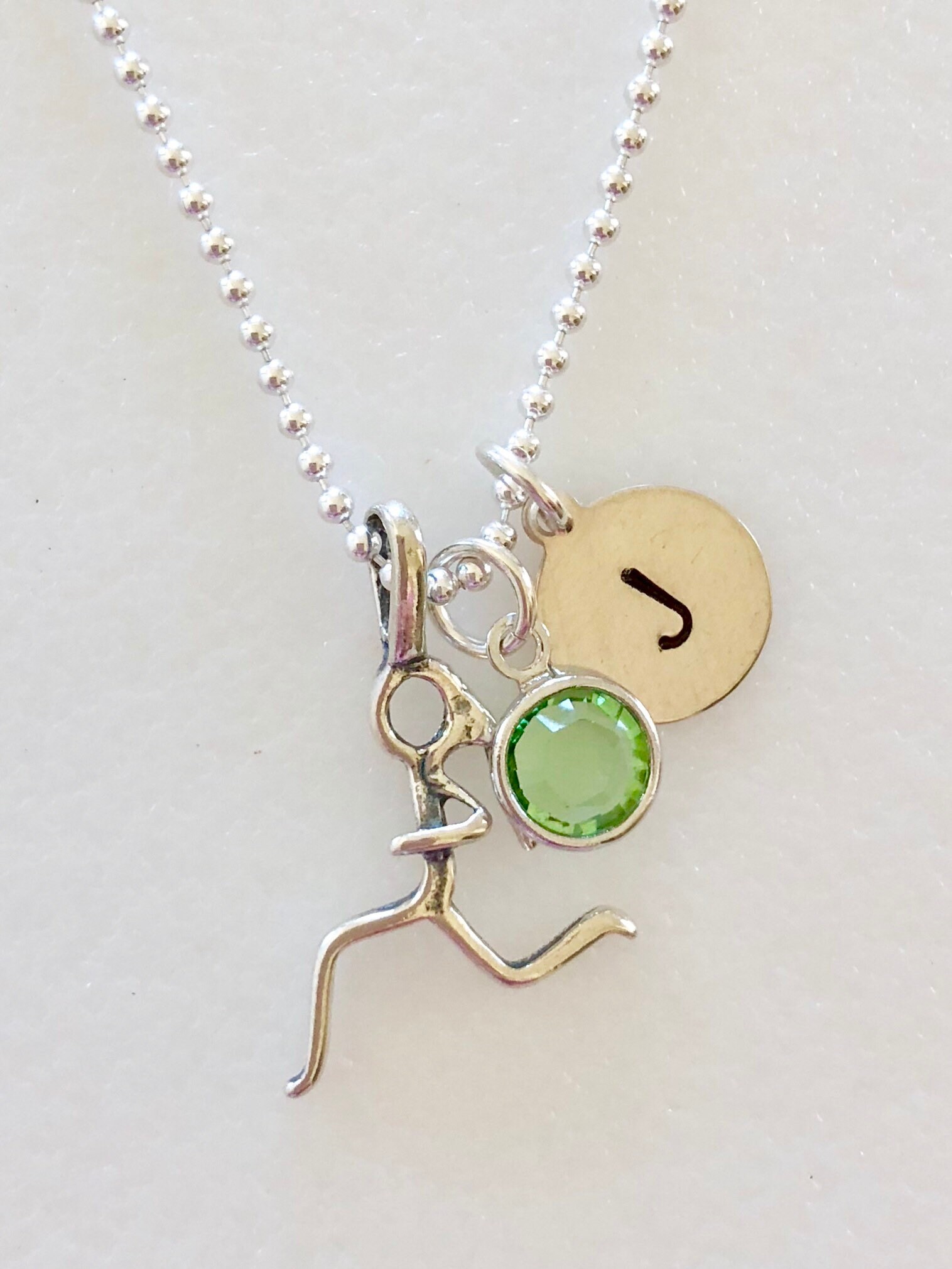 Genuine .925 Sterling Silver 18" Woman Runner Necklace Jewelry Genuine .925 Sterling Silver 18" Woman Runner Necklace Jewelry