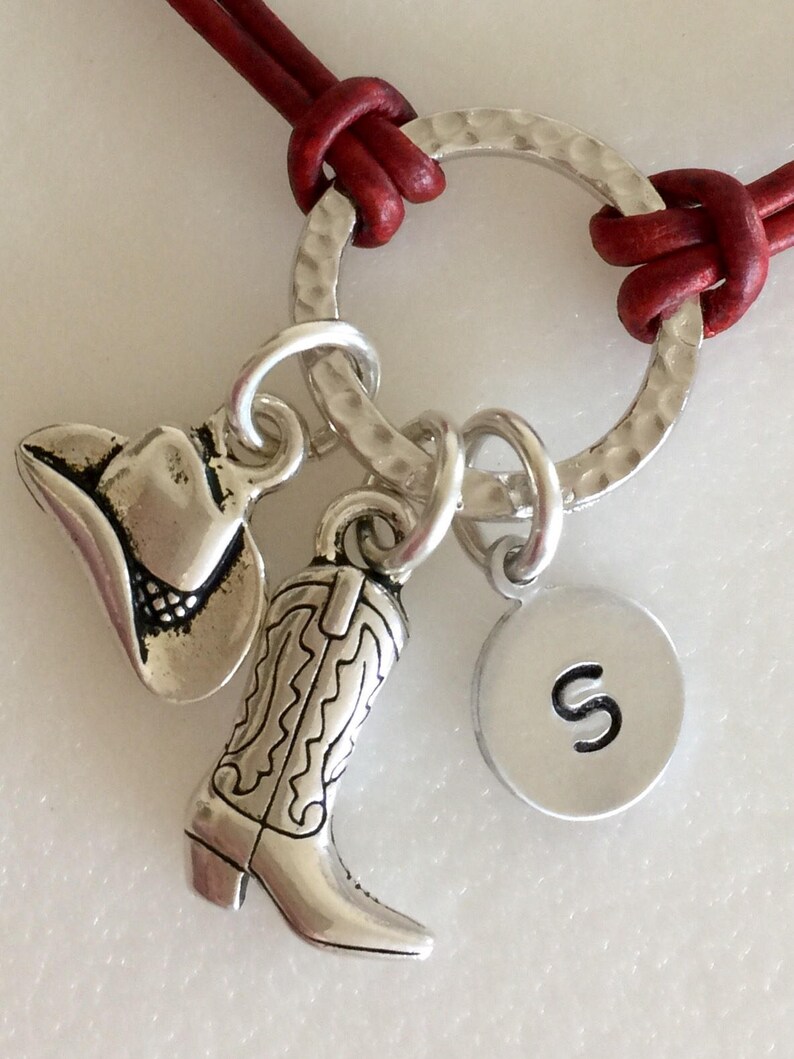 Country Girl Choker Necklace Country Western Charms Pewter Etsy