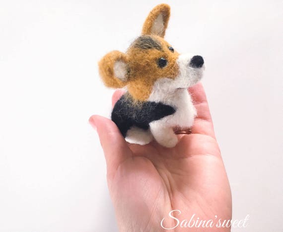 stuffed corgi dog toy