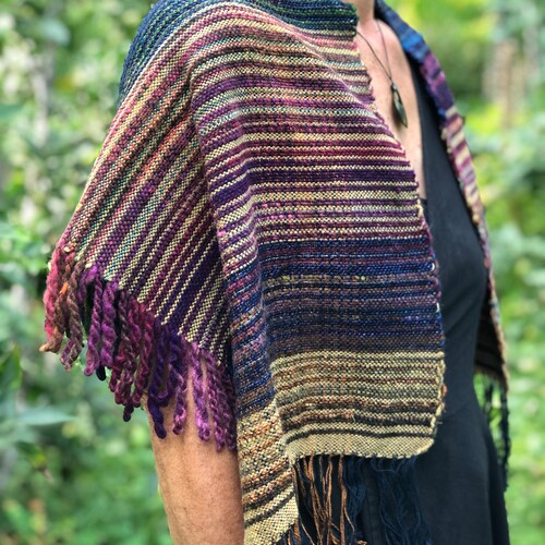 Serendipity Shawl- shops Hand Woven Shawl
