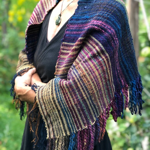 Serendipity Shawl- shops Hand Woven Shawl