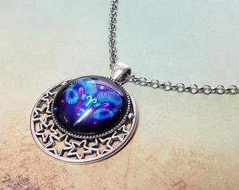 Sternzeichen Halskette - Astrologie Halskette - Horoskop Halskette - Sternzeichen Halskette - Sternzeichen Anhänger - Astrologie Schmuck - Astrologie Anhänger