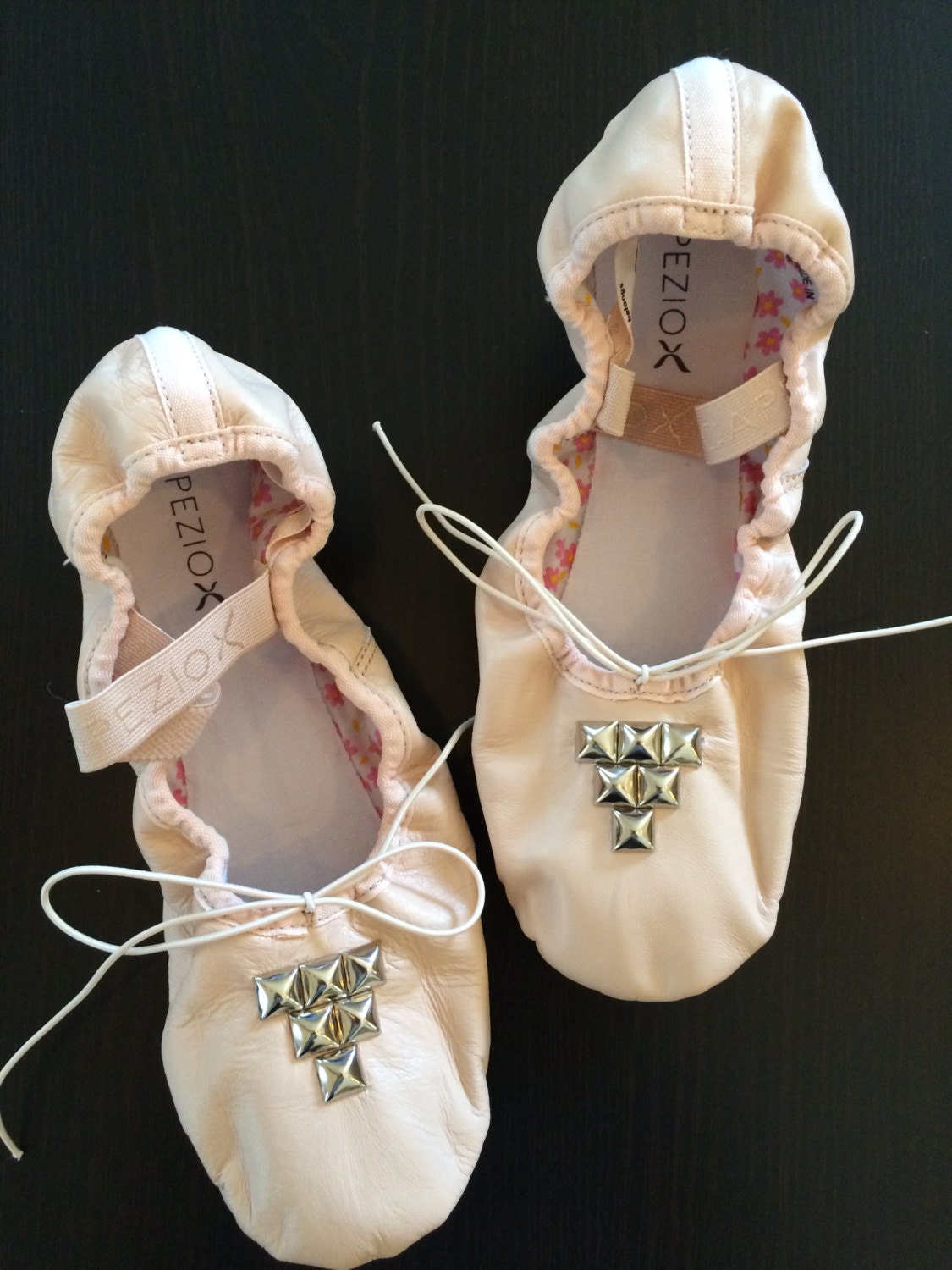 ballet slippers shoes on Studded Ballet Slippers Etsy