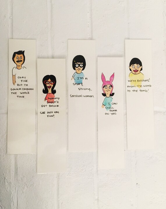 Tina Beltcher bobs burgers funny quote linoprint card