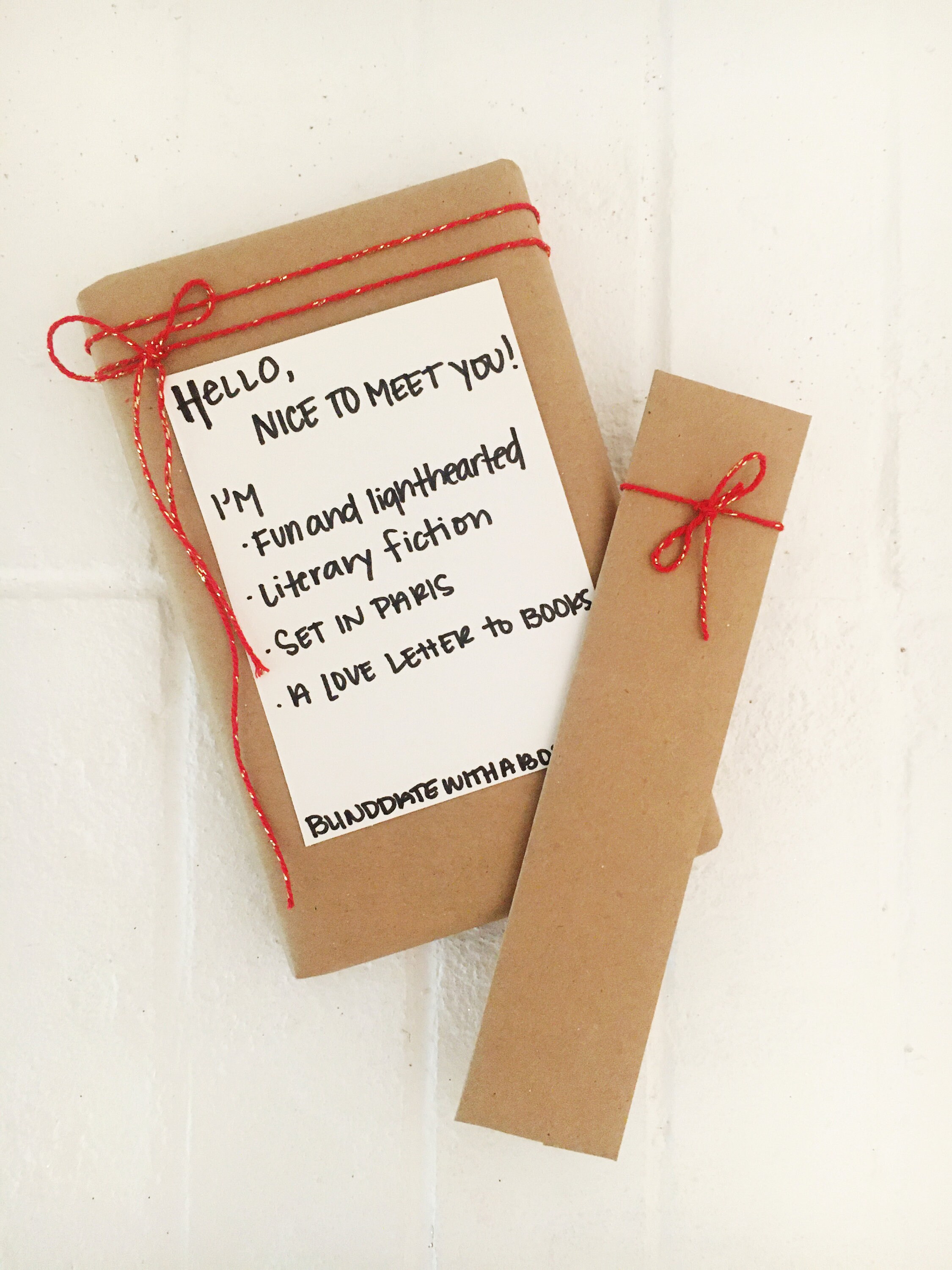 Blind Date With A Book, Mystery Book and Bookmark Set, Book Gift for …