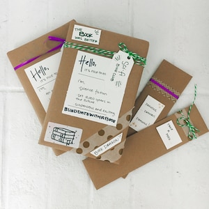 Mystery Book Box Two Book Set,  Blind Date With A Book, Sustainable Reader Gift, Personalized Reader Gift