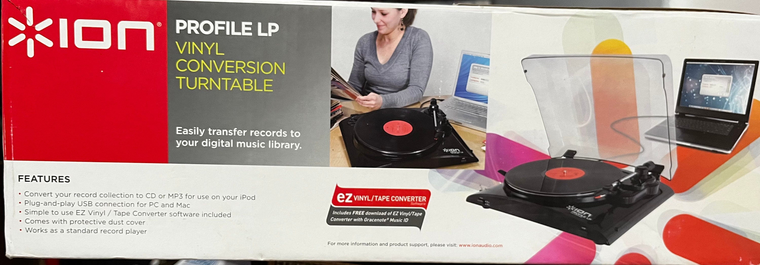 Ion Vinyl Conversion Turntable Like New Etsy