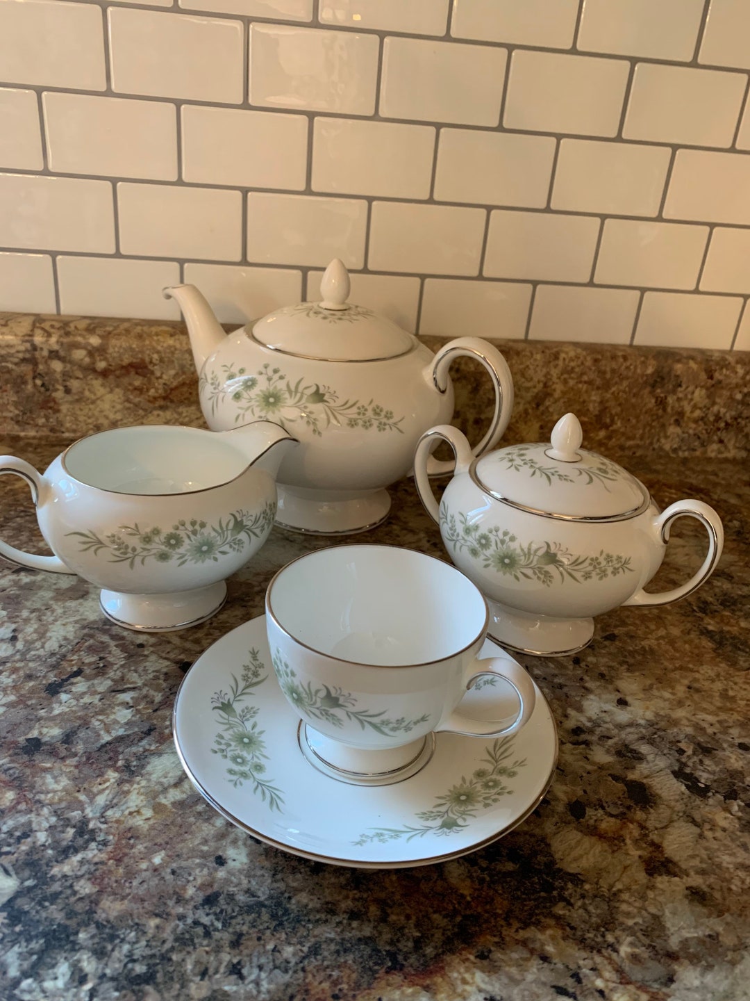 Wedgwood Westbury Tea Set Etsy