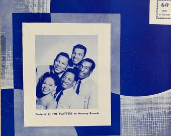 Vintage Sheet Music of Smoke Gets In Your Eyes originally performed by The Platters