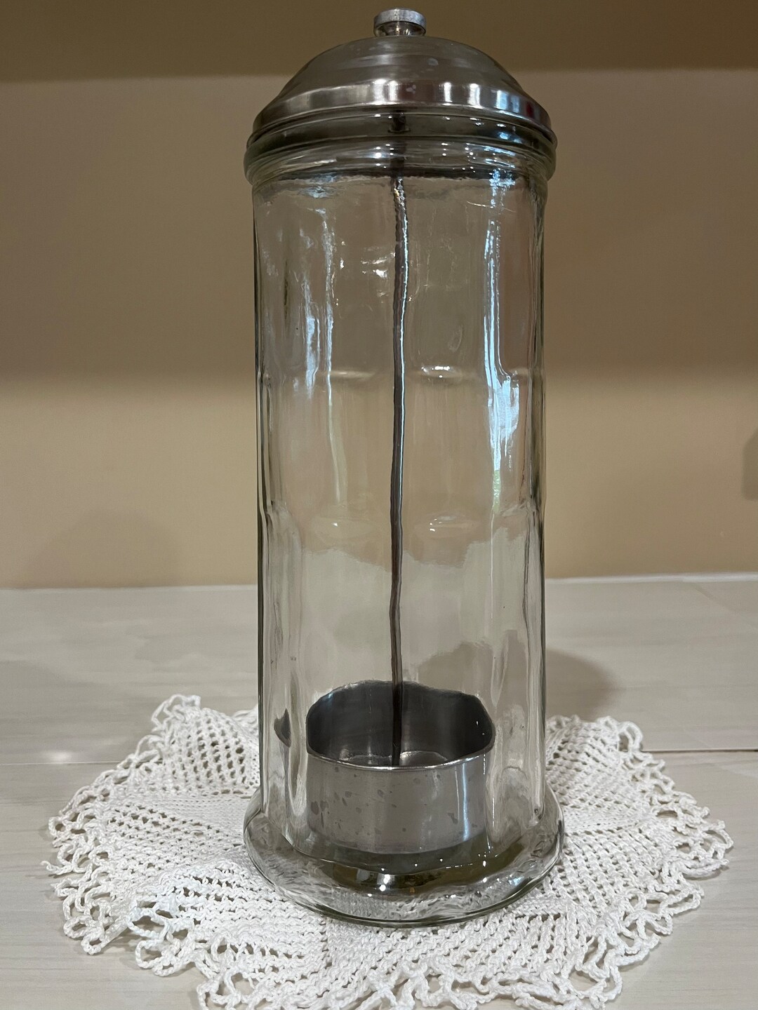 Heavy Glass Drinking Straw Dispenser Etsy