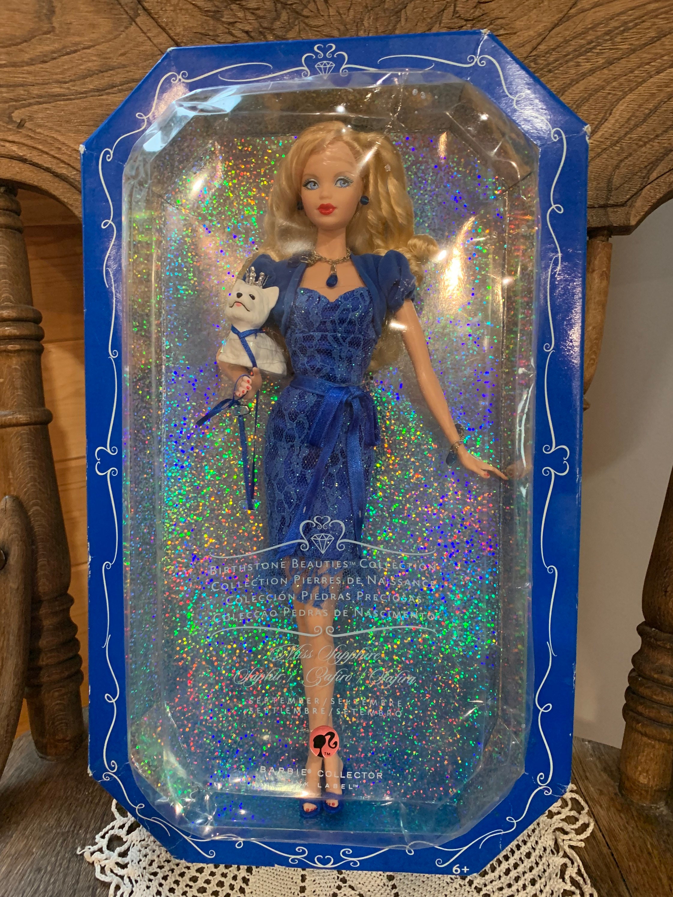 New in Box Barbie Birthstone Beauty September Miss Sapphire Etsy Canada