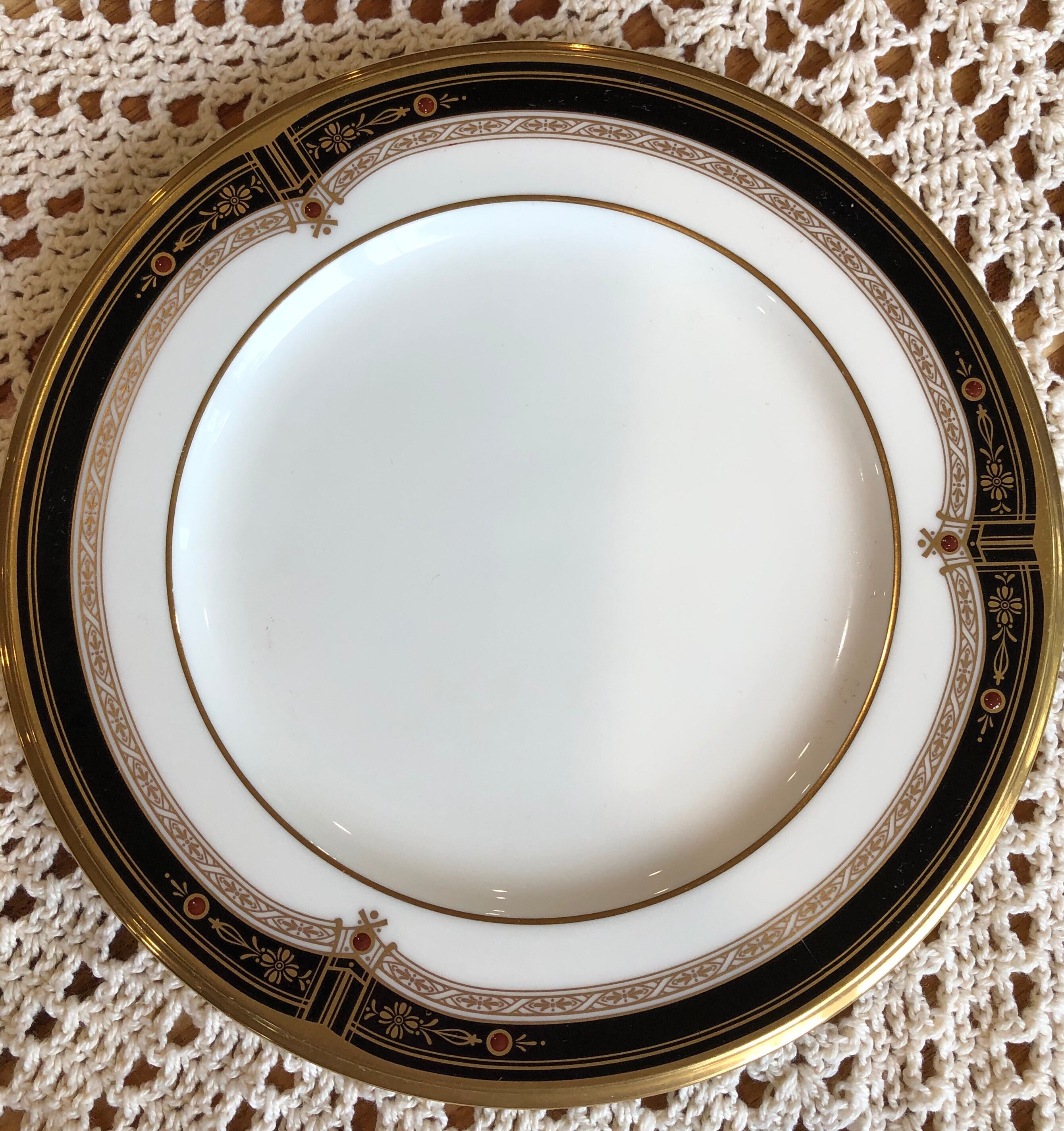 Obsolete Vintage Noritake Gold and Sable Bread and Butter Plate 6 1/2