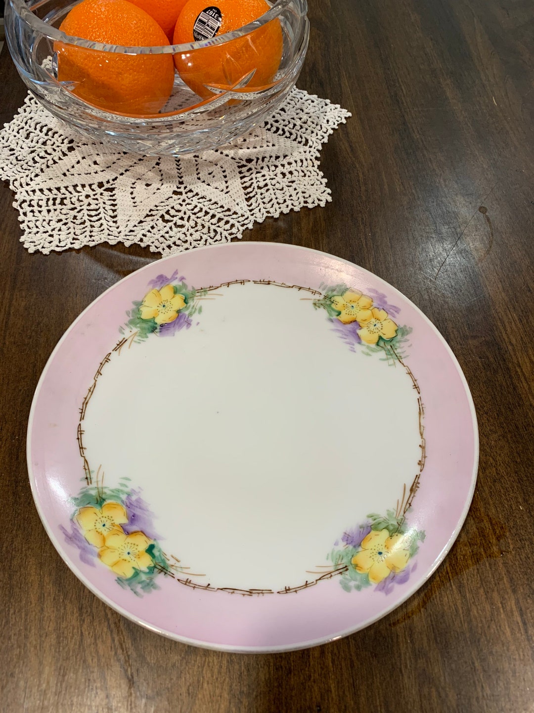 Rare Vintage Hand Painted Nippon Plate Etsy