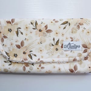 Burp Cloth | Floral Burp Cloth | Burp Rag | Baby Girl Burp Cloth | Baby Gift |