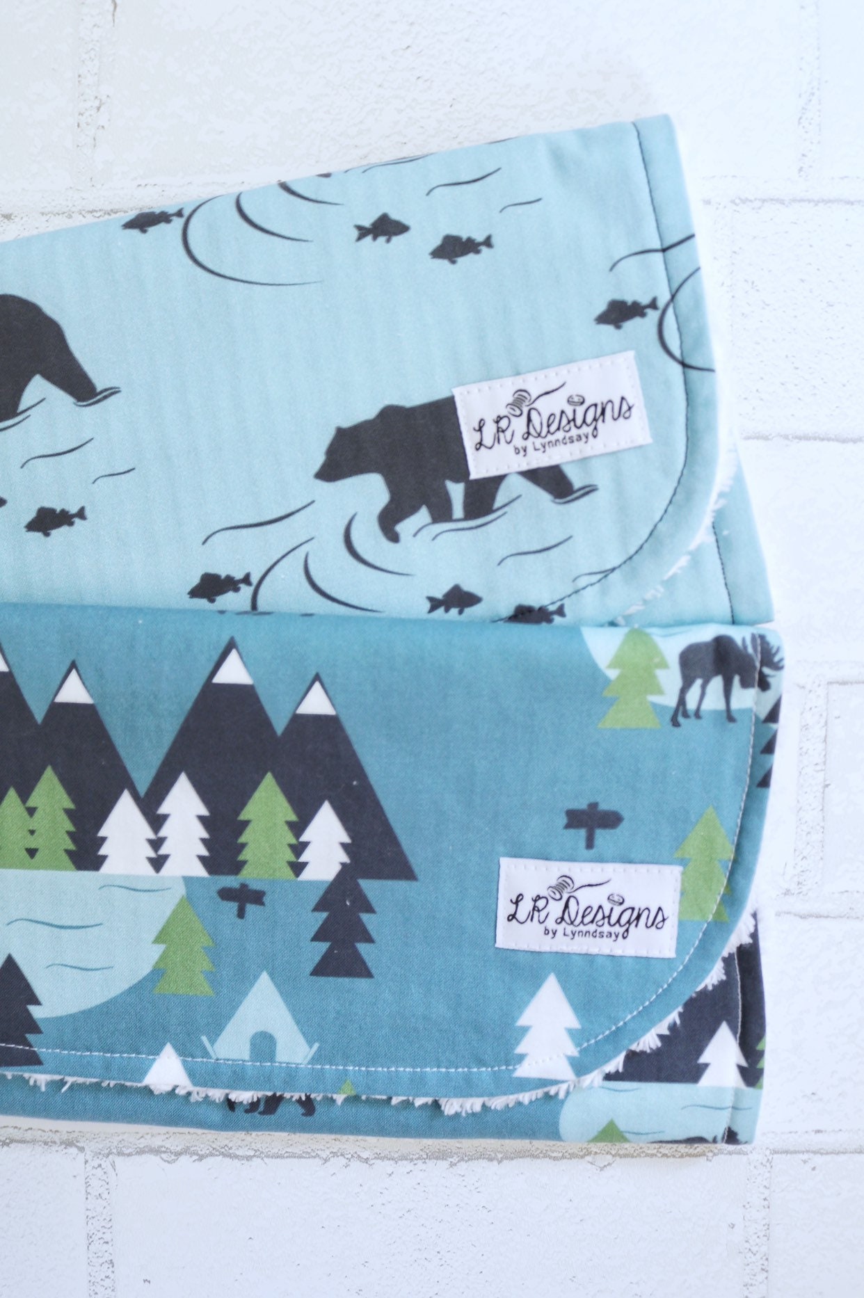 Burp Cloths Bears Baby Boy Burp Rags Woodland Burping Etsy Singapore