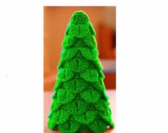 INSTANT DOWNLOAD Crochet Miniature Christmas tree pattern, Christmas decoration, christmas ornament, crochet xmas tree, table ornament