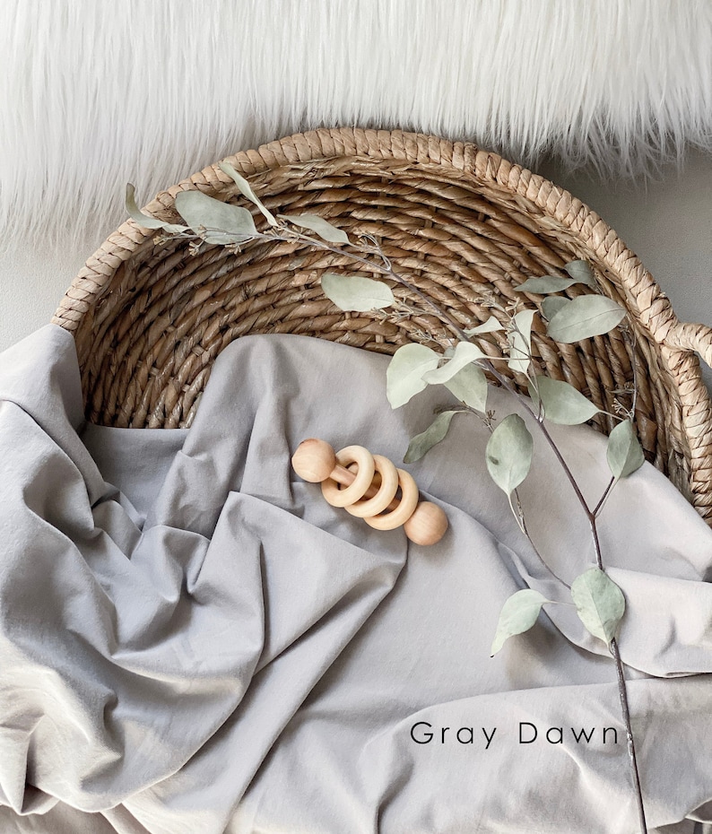 Organic Baby Swaddle Receiving Knit Blanket Double Sided Etsy