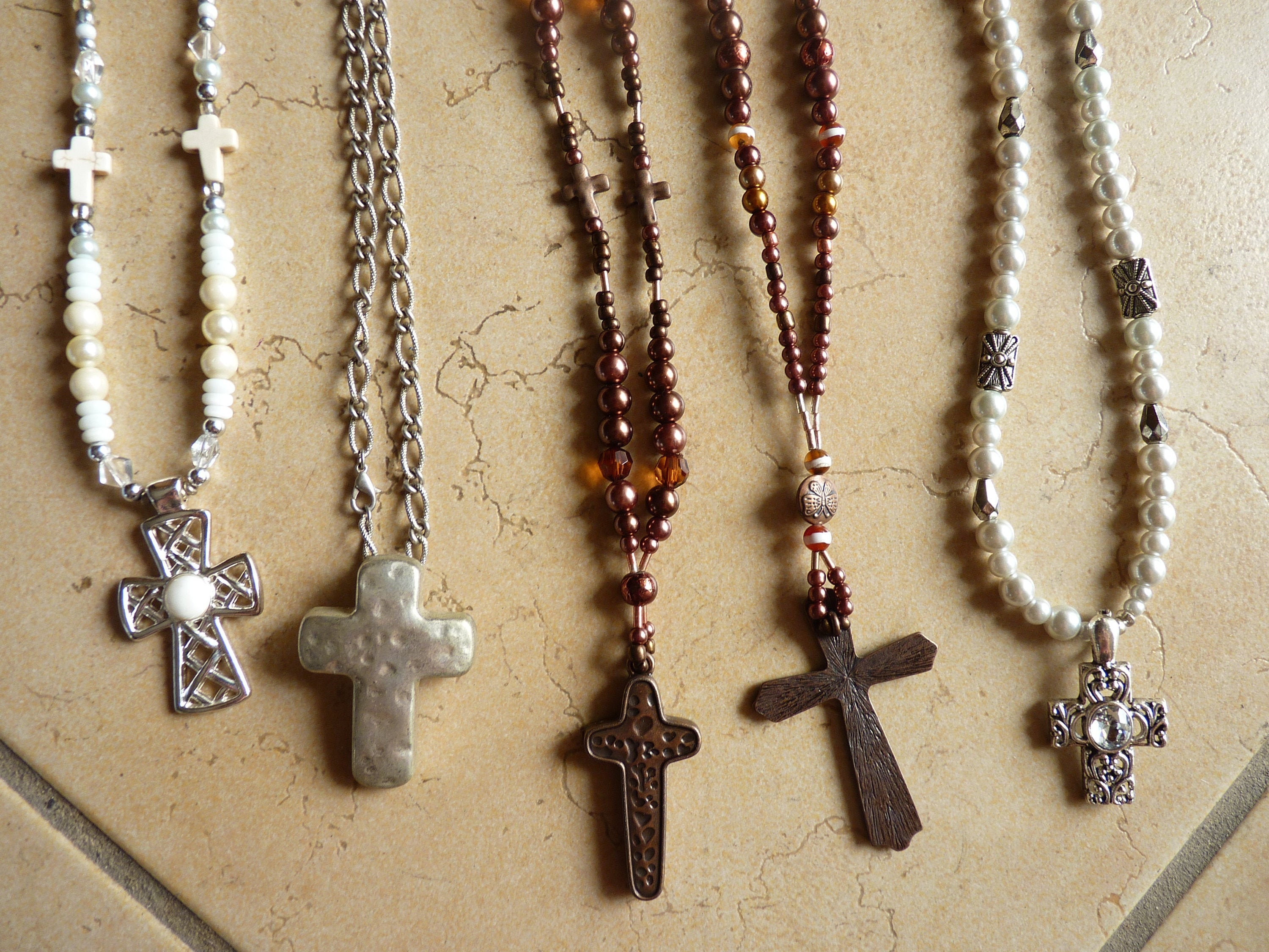 CHILD'S CROSS NECKLACE Collection Etsy
