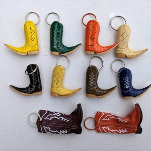 COWBOY MINI-BOOT Keychains & Ornaments Collection