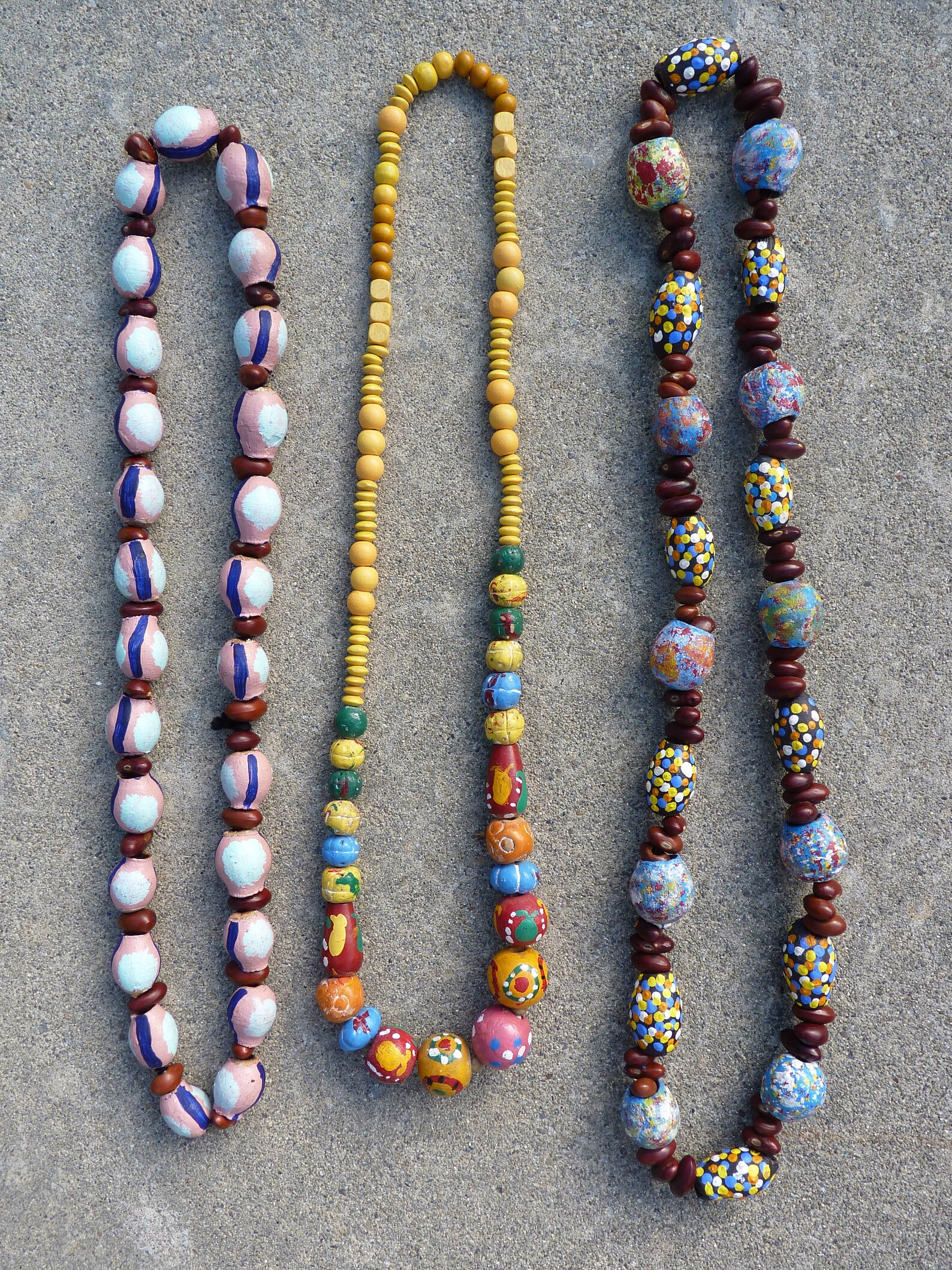 ABORIGINAL AUSTRALIAN Beaded Necklace Collection Etsy