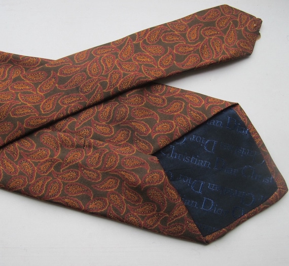 Rare Christian Dior 50s Vintage 'Monsieur' Tie Bro