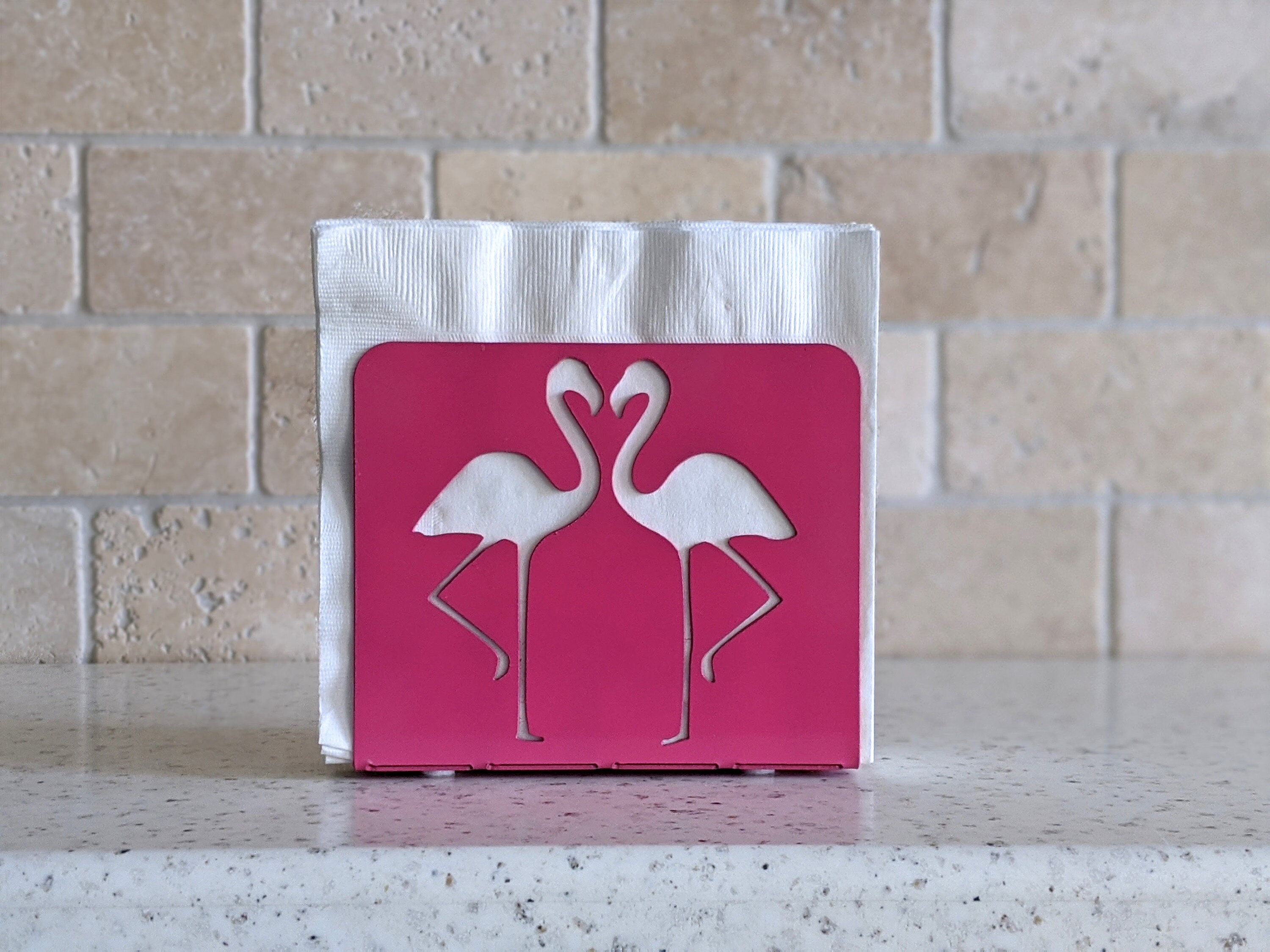 Flamingo Napkin Holder Custom Made Etsy