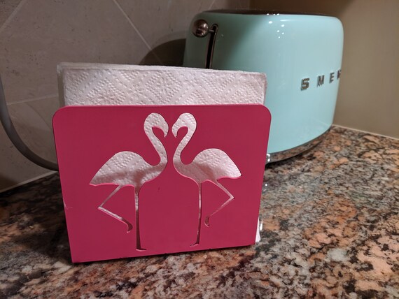 Flamingo Napkin Holder Custom Made Etsy UK
