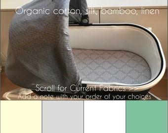 Uppababy bassinet fitted clearance sheet
