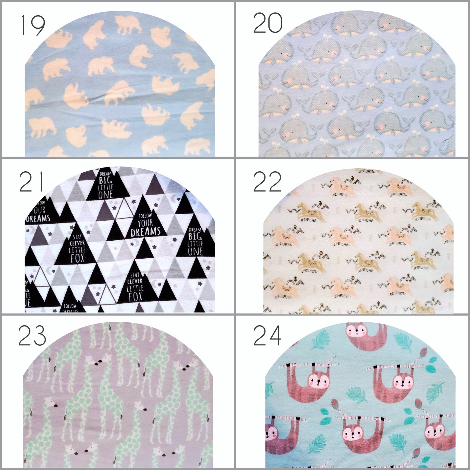 Flannel Animal Uppababy Sheets. Premium Cotton Fitted Etsy