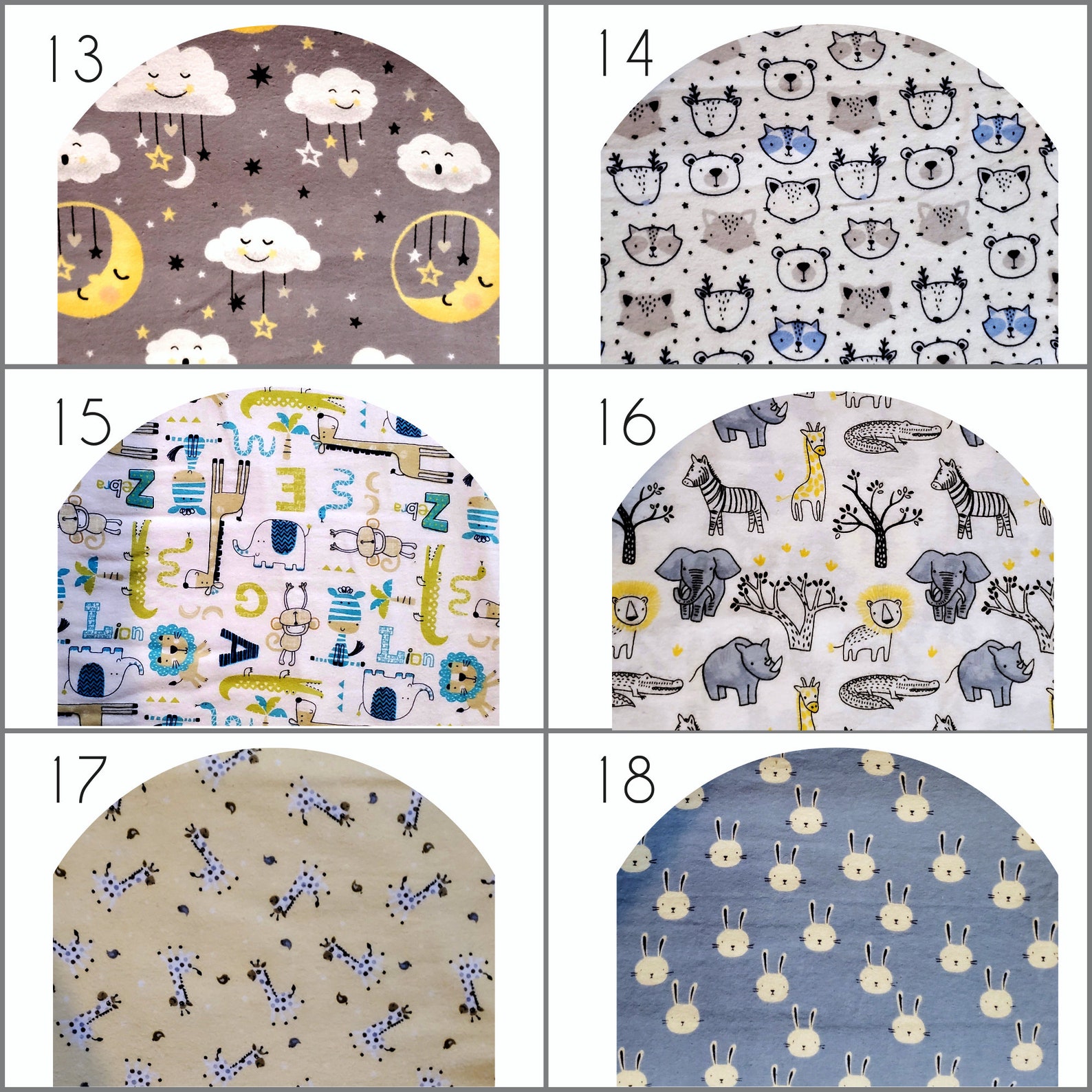 Flannel Animal Uppababy Sheets. Premium Cotton Fitted Etsy