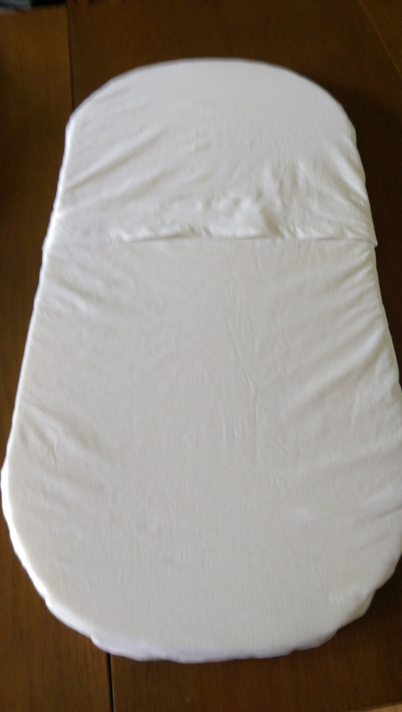 Waterproof UPPABABY mattress protector.Fitted mattress cover in an envelope design.Protect your mattress from leaky diapers image 2