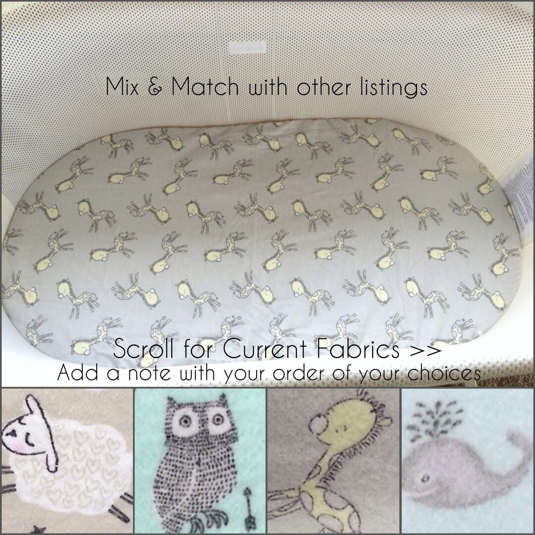 Flannel Baby Bjorn Sheet. Custom Flannel Cotton Fitted