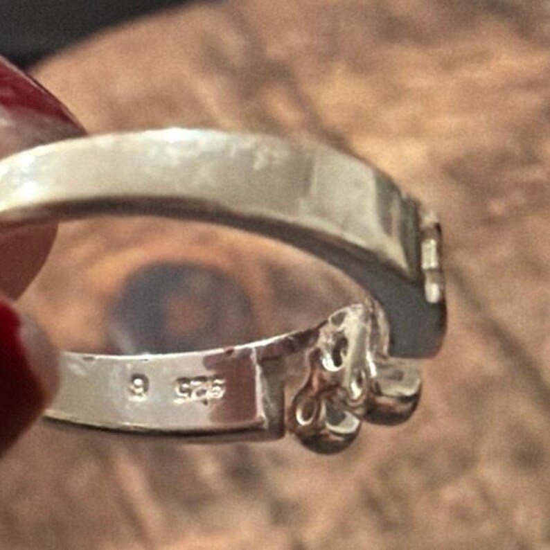 Anillo de amor de Mickey Mouse de plata esterlina de Disney, talla 6 imagen 3