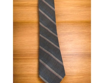 Vintage Michael Reed Designer Collection striped wool blend tie