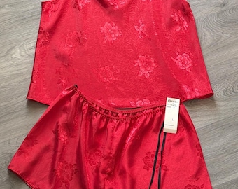 NWT Vintage Cinema Etoile size large camisole & shorts set