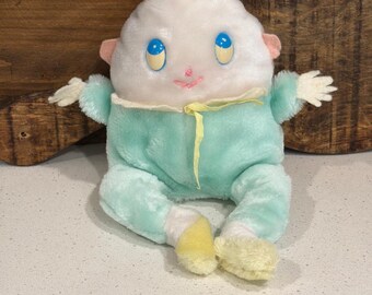 1970’s vintage Eden Toys Humpty Dumpty plush doll with a rattle inside